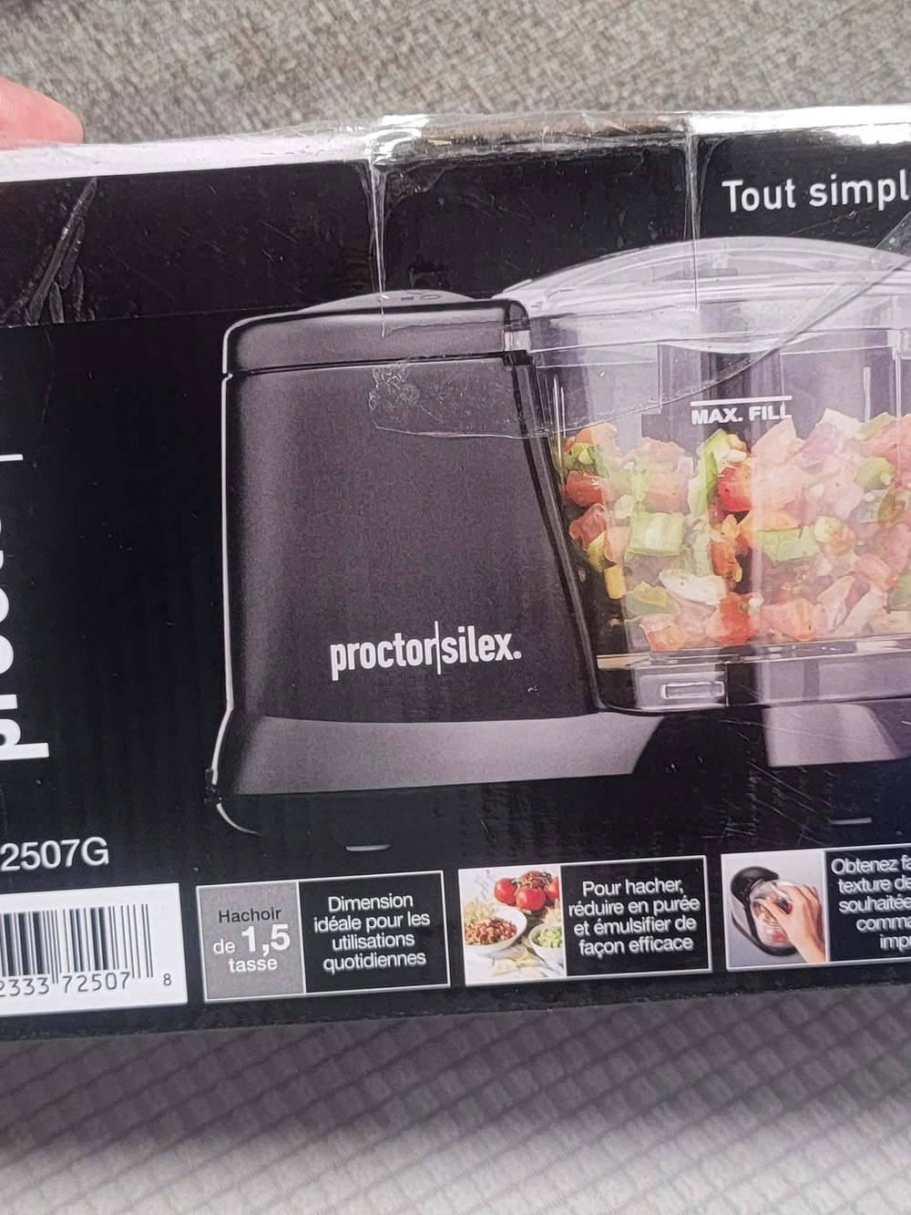 Proctor Silex Compact Food Chopper - Black